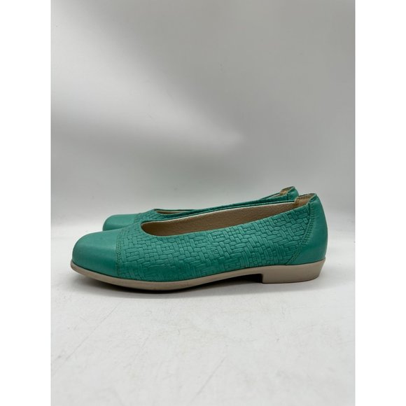 SAS Maui Slip On Loafer Teal Flats Cushioned Orthotic 7.5 - Picture 10 of 11